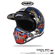 HBC Cakil Pet NILAKANDI Helmet Retro Full Face Helmet SNI
