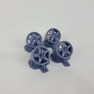 1/24 Rays Gramlight 5 Spoke 17inch Rim Wheel For Tamiya, Aoshima, Fujimi Model Car Kit.