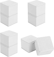 DAJAVE Pack of 8 Carbon Steel Furniture Risers, 5 cm, Diameter 6 cm, Self-Adhesive Bed Height, Table