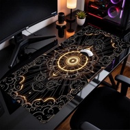 Extra Large Gaming Mouse Pad Creative Chinese Astrology Star Chart, 3mm Rubber Anti-Slip Bottom, Dur