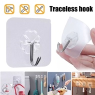 Seamless Hook Adhesive Hook Without Nails Transparent Wall Hook Adhesive Transparent Wall Hook