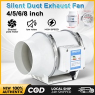 Exhaust Fan 6inch  Diagonal Flow Pressurized for Bedroom, Living Room, Toilet, and Kitchen - Kipas E