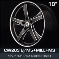 AD 18 inch 8JJ 5X113 / 5X114.3 ET35 ORI CAR SPORT RIMS WHEELS CW203