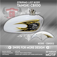 CB 100 Striping CB Tank Sticker C100 Sticker | CB100 | CB1005