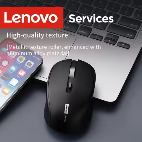 mouse sem fio lenovo N220 mouse 2.4ghz modo único, mouse silencioso ambidestro DPI ajustável mouse p