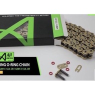 Y15/RS150 O RING CHAIN RANTAI AJI RACING 428H OR 122L 132L