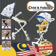 Child & Folks 360 Magic Stroller With Footrest Kids Stroller Baby Stroller Travel Bayi