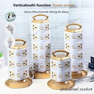 MultiFunction Socket Home Office 2m 3m 5m Power Extension Cord Tower Type With USB Charging Universa