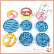 Boom Coffee  Cup Coaster Stand Epoxy Resin Mold Table Mat Holder Silicone Mould DIY  Ornaments Casti