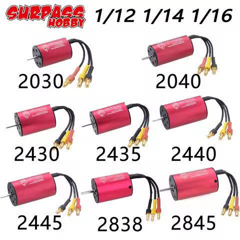 Waterproof 2845 Brushless Motor 2838 2445 2440 2435 2430 2030 2040 for 1/12 1/14 1/16 1/18 1/24 RC C