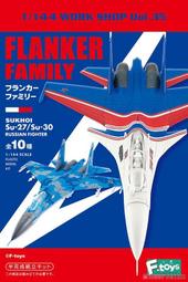 F-toys 1/144 SU-27/SU-30 側衛者戰鬥機家族