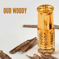 KAYU Oudh Woody Kalemat Agarwood Oil Arabian Perfume Oil Agarwood Attar Oud Haruman Hajarul Aswad Raudah Intense Wood