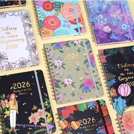 MIHAN 2026 Planner, Jan.2026 - Dec.2026 Agenda Calendar 2026, Monthly Tabs A5 Weekly and Monthly Aca