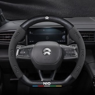 For NIO ES6 ES8 2024 2023 2022 Steering Wheel Cover Leather Interior Accessories.0