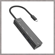 [M G L O] -Compatible USB C 5 in 1 HUB Docking Station Type C to USB3.0 5Gbps Charger 4K60Hz PD 100W