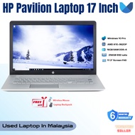 HP Pavilion Laptop 17 Inch | AMD A10 Processor | 16GB RAM /512GB SSD | Laptop For Student & Office