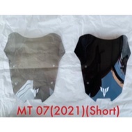 Yamaha MT07 Windshield Windscreen Visor V2 2021(Short) SHOCK SALES