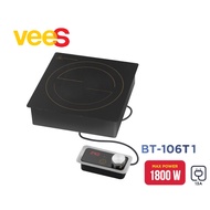 Vees Commercial Built-in Electric Induction Cooker 1800W Knob control box with LED display