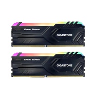 [RGB DDR4 RAM] GIGASTONE RGB Game Turbo (Black) Desktop RAM 32GB (2x16GB) DDR4 RAM 32GB DDR4-3200 MH