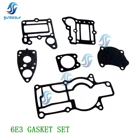 6E3 GASKET SET For Yamaha Head Cover Outboard Motor 2-Stroke 4HP 5HP 6E0-11193-A1,6E3-11193-A1,6E3-4