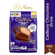 Cadbury 3 In 1 Hot Chocolate Drink 450g (15x30g)