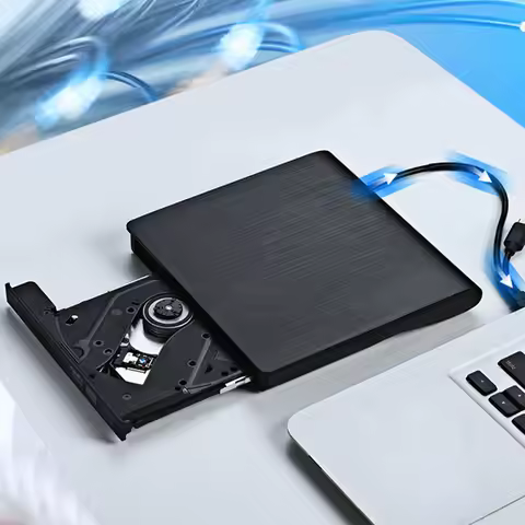 CD CD Player DVD Drive USB3.0 TYPE C Dual Interface Tray Type External Optical Drive DVD Player CD