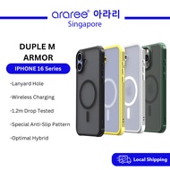 [Araree SG] Duple M Armor iPhone 16 Series Phone Case | Magnetic Charging