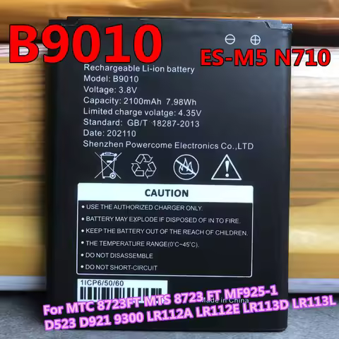 2100mAh B9010 for MTC 8723FT MTS 8723 FT 81220FT ES-M5 N710 MF925-1 4G LTE Mini 3G D523/D921/9300 Wi