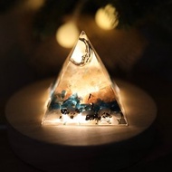 【畢業禮物】月光輝-奧剛金字塔小夜燈Orgonite水晶療癒太陽石