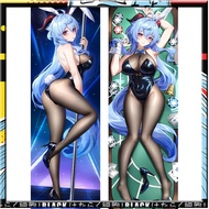 Dakimakura Pillowcase Genshin Impact Nahida Nilou Ganyu Game Anime Character Pillow Cover Cartoon Cu