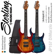 Sterling JP157 DiMarzio กีตาร์ไฟฟ้า 7 สาย 24 เฟรต Medium Jumbo ไม้ Nyatoh เคลือบเงา ปิ๊กอัพ DiMarzio
