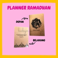 PLANNER RAMADHAN | BUKU PLANNER | RAMADHAN PLANNER JOURNEY TO JANNAH