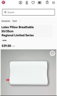 Lululemon黑科技枕頭💫💫 🫧🫧Latex Pillow Breathable