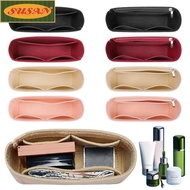 SUSANS 1Pcs Insert Bag, Felt Storage Bags Linner Bag, Durable Travel Portable Multi-Pocket Bag Organizer for Longchamp Mini Bag