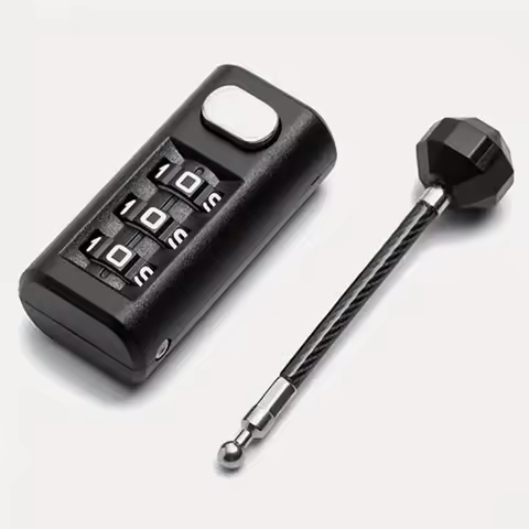 2Pcs/Lot Mini Lock Resettable Coded Lock Backpack Zipper Lock Luggage Padlock Dormitory Cabinet Lock