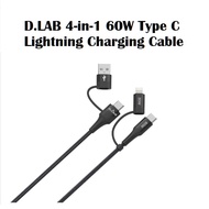[INSTOCKS] D.LAB 4-in-1 60W Type C Charging Cable