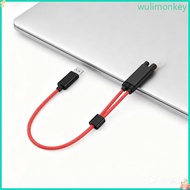 WU USB C to 3 5mm Sound Cable Headphone Double Female Cord Car Auxiliary Cable Type