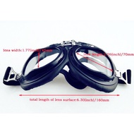 MATA HBC Pilot Retro Classic Helmet Goggles SNAIL Glasses
