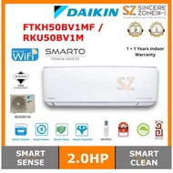 Daikin FTKH50B / RKU50B 2.0HP R32 SMARTO Premium Inverter Air Conditioner FTKH Series