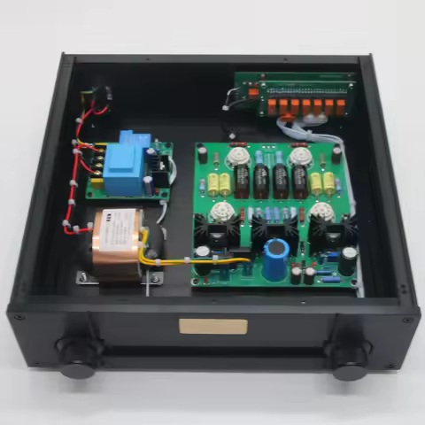 HiFi Upgraded 12AU7 / ECC82 Tube Stereo Preamplifier Base On CARY-SLP90 Preamp Circuit