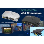 HD VIDEO CONVERTER ( VGA TO AV / AV TO VGA )  VGA TO VIDEO & S-VIDEO CONVERTER / VIDEO TO VGA Video 