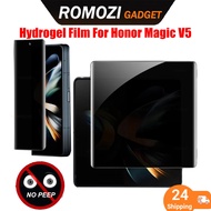 【⚓SG⚓】Matte Anti-Spy Hydrogel Screen Protector for Honor Magic V5 Anti-Fingerprint TPU Privacy Film 
