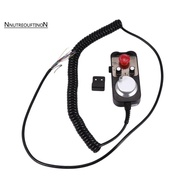 Universal Cnc 4  Mpg Pendant Hand Wheel 100 Pulse 5V & Emergency Stop Cnc Router Handwheel 4Axis Typ
