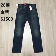 二手 全新 Levi's 501CT 上寬下窄排扣牛仔褲 tapered 版型  501 512 W28~ W36