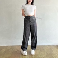 KIYANA Cirebon Cloth - Joan Denim Pants Women's Denim Pants Loose Pants Loose Denim Pants