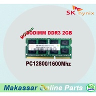 SK HYNIX RAM Laptop PC3 DDR3 2GB PC12800 1600MHz RAM SODIMM 1.5V