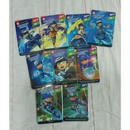 Boboiboy galaxy card / monsta galaxy card / pek loose