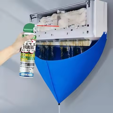 Air Conditioner Cleaning Set Waterproof Protection Cleaning Cover Bag Portable Split Aircon Cleaner 