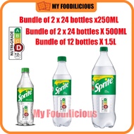 Sprite Bottle 24 X 250ML/ 24 X 500ML/12 x 1.5L