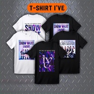 Baju IVE Inspired T-Shirt Wonyoung Liz Yujin Gaeul Lesseo Rei Fans Tee Shirt Unisex Short Sleeve Cot